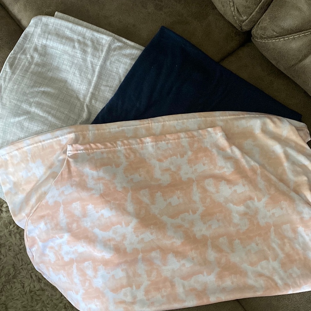 Set of 3 carseat covers/ breastfeeding covers